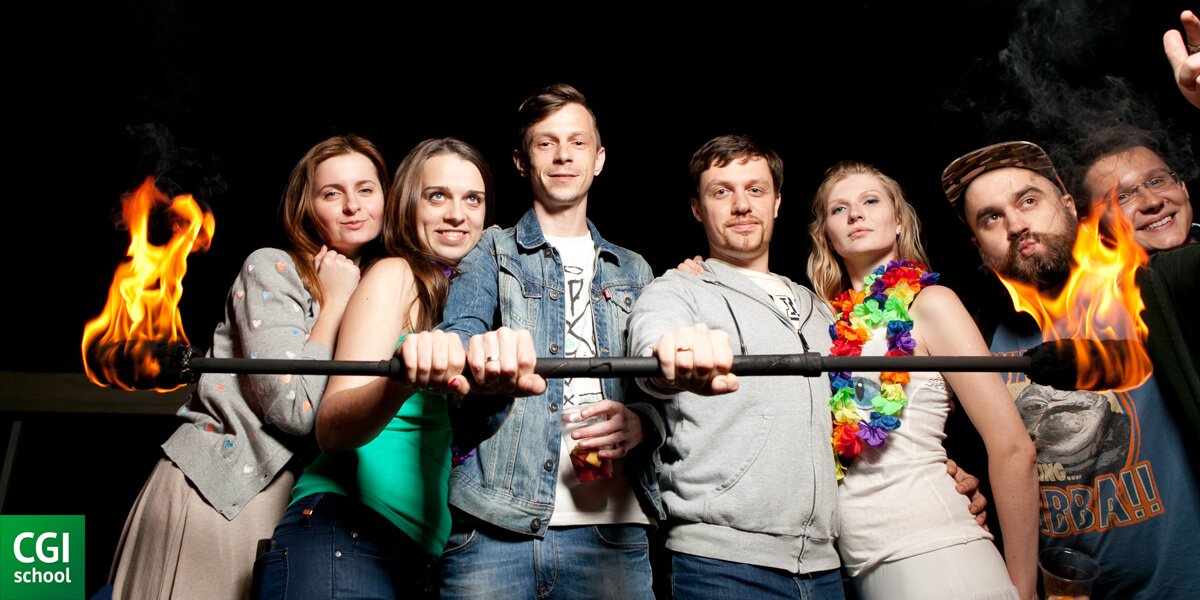 Учасники CGI School summer party 2015